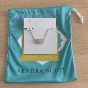 Kendra Scott Elisa Necklace in Rose Quartz